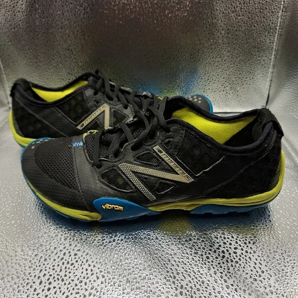 New Balance Black, Yellow and Blue Mininus Trail Sneakers Women's Size 7.5 - Picture 4 of 9